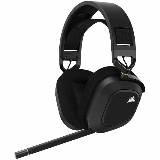Bluetooth-наушники с микрофоном Corsair HS80 RGB Чёрный Разноцветный