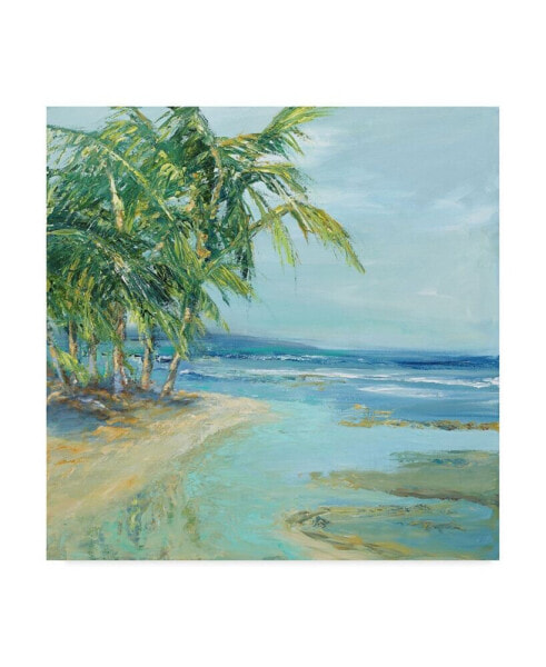 Suzanne Wilkins Blue Coastal Lagoon Canvas Art - 15" x 20"