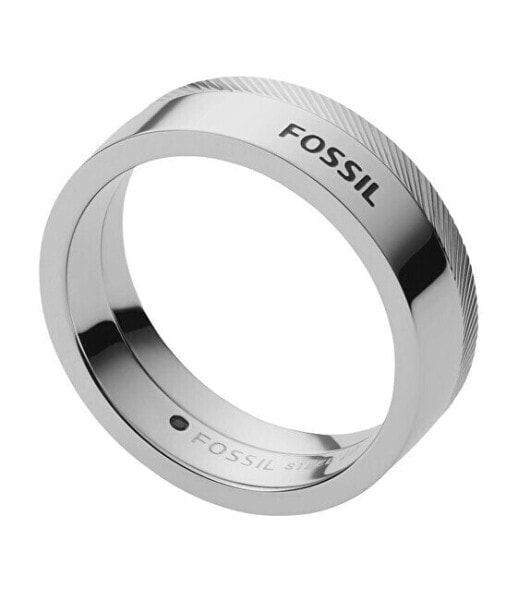 Elegant men´s ring made of steel JF03997040
