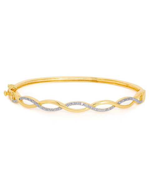 Браслет Macy's Infinity Bangle Gold-Plate.