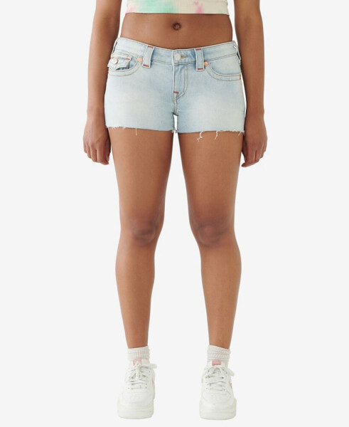 Women's Joey Low Rise Ombre Zig Zag Shorts