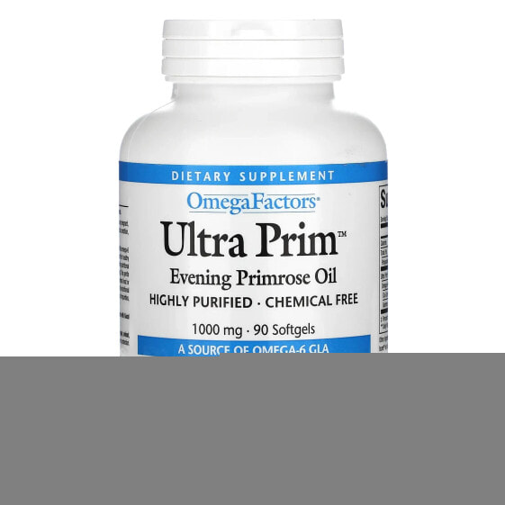 Витамины для женского здоровья Natural Factors Ultra Prim, 1 000 мг, 90 гелевых капсул