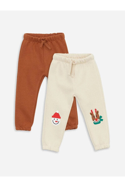 Спортивные брюки LC WAIKIKI для младенцев с принтом 2 шт
