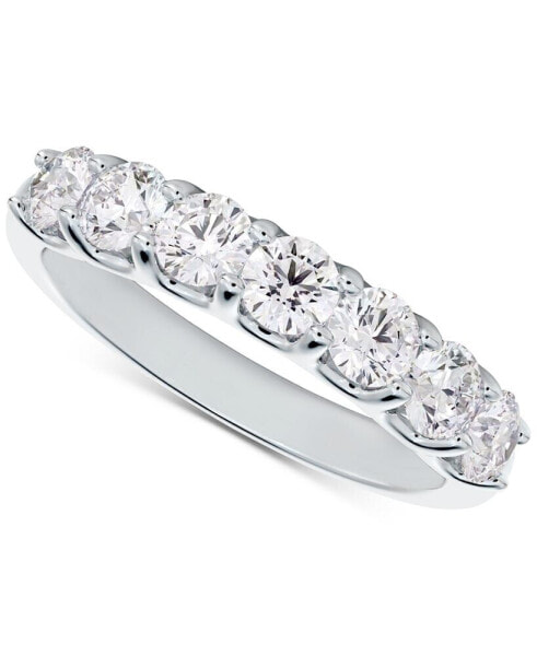 Diamond Seven Stone Diamond Band (3/4 ct. t.w.) in 14k White Gold