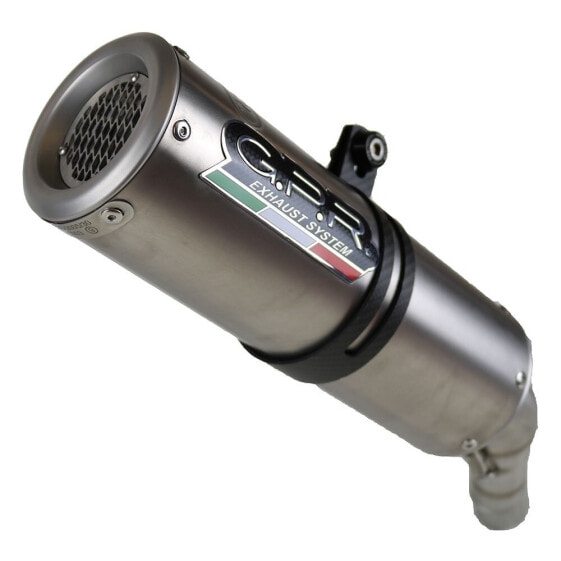 GPR EXCLUSIVE M3 Natural Titanium Slip On GSX-R 1000 R 17-19 Euro 4 Homologated Muffler