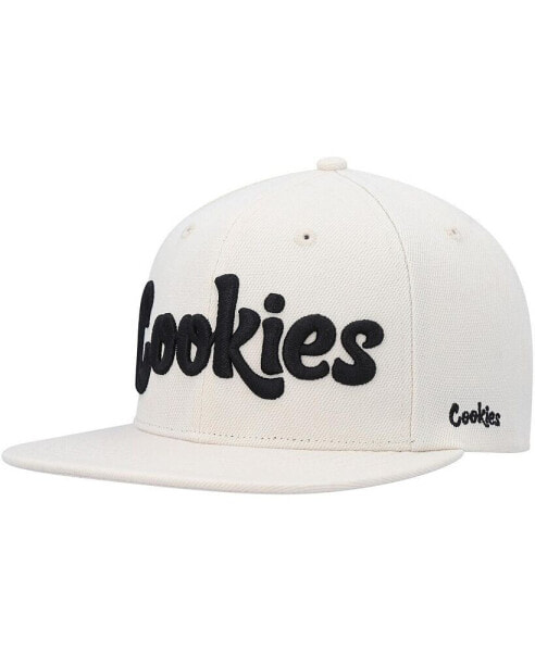 Men's Cream Original Logo Snapback Hat