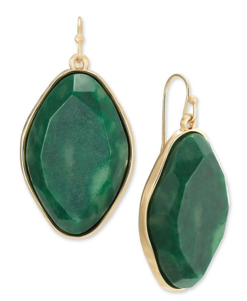 Oval Color Stone Drop Earrings, Created for Macy's