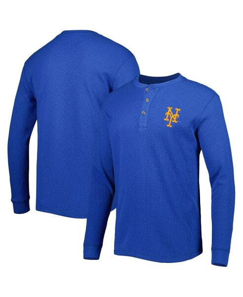 Men's New York Mets Royal Maverick Long Sleeve T-shirt