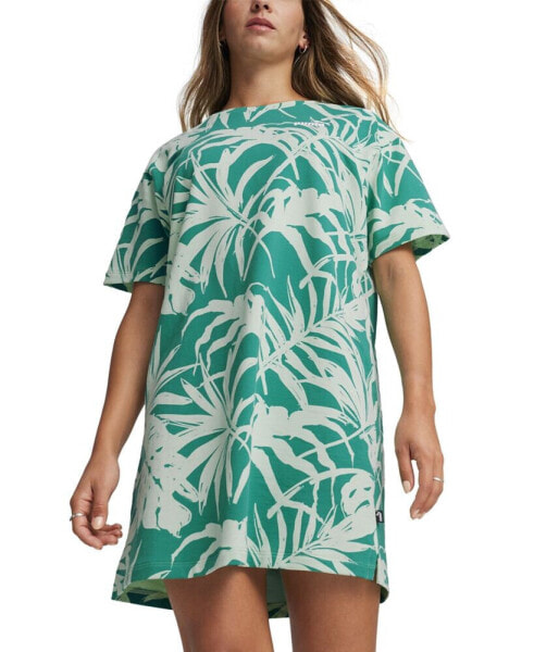 Women's Essential Palm Resort Short-Sleeve T-Shirt Dress