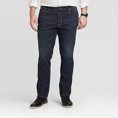 Men's Big & Tall Slim Fit Jeans - Goodfellow & Co Indigo 38x36