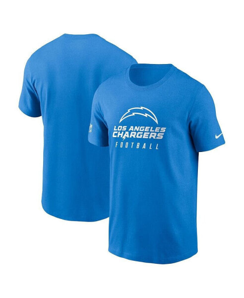 Men's Powder Blue Los Angeles Chargers Sideline Performance T-shirt