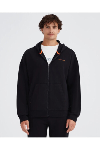 Свитшот мужской Skechers Essential Full Zip черный