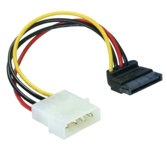 Delock Cable Power SATA HDD > 4pin male – angled - 0.15 m