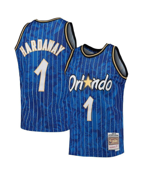 Men's Penny Hardaway Blue Orlando Magic Hardwood Classics 1994-95 Lunar New Year Swingman Jersey