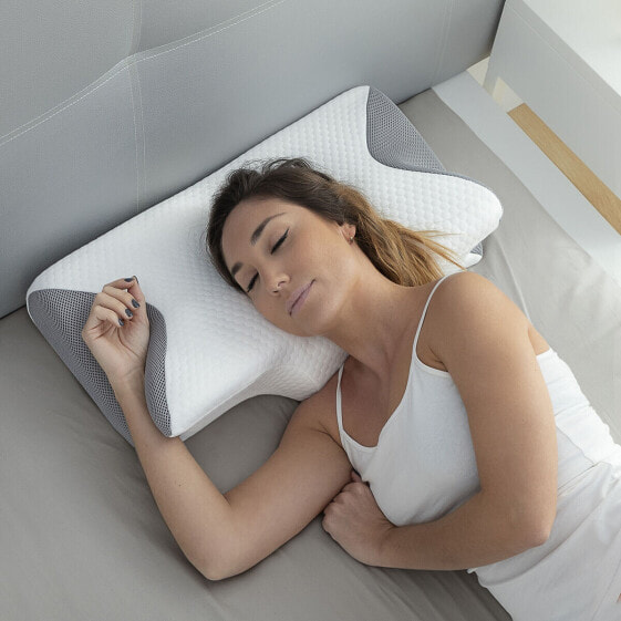 Подушка для шеи InnovaGoods Conforti с вязкоупругой пеной 62 x 36 x 14 см