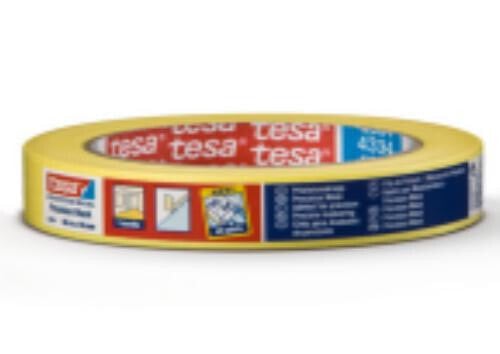 Tesa 4334 - 25 mm x 50 m - 50 m - 25 mm - Yellow