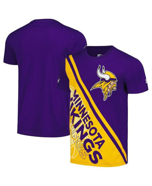 Men's Purple/Gold Minnesota Vikings Finish Line Extreme Graphic T-Shirt