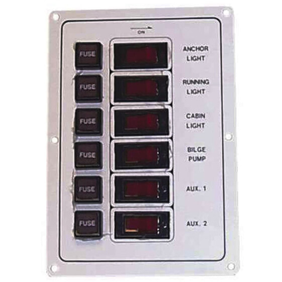 SIERRA RK22070 Rocker Switch Panel-6 Switches