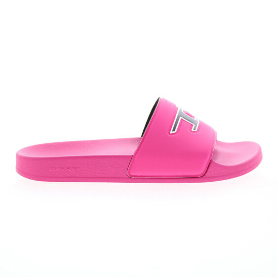 Diesel Sa-Mayemi D W Y02853-P4440-H8987 Womens Pink Slides Sandals Shoes