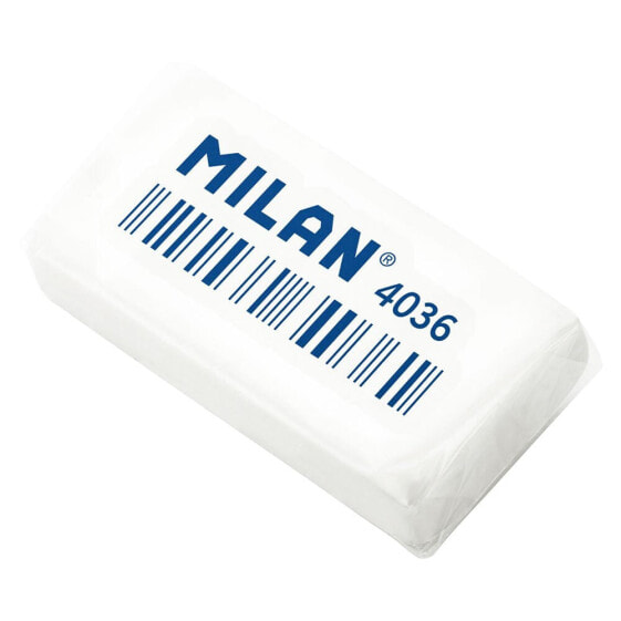 Ластик мягкий MILAN Box 36 гибкий синтетический резиновый (завернутый)