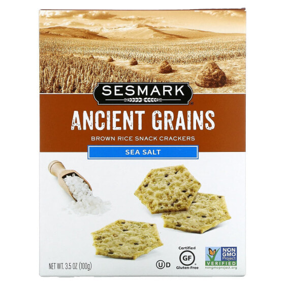 Сухарики Sesmark Ancient Grains с рисом, посоленные морской солью 100 г