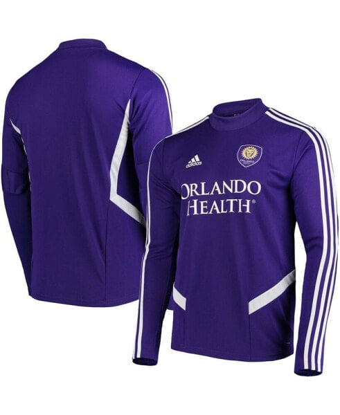 Футболка тренировочная adidas мужская длинный рукав Orlando City SC 2019 фиолетовая