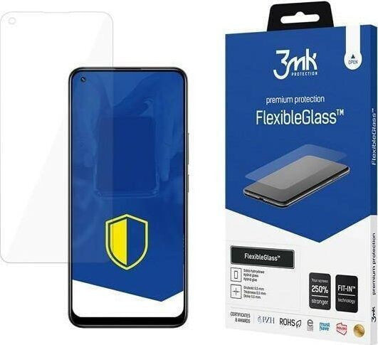 Защитное стекло для смартфона 3MK FlexibleGlass Realme 8 7000мАч Гибридный