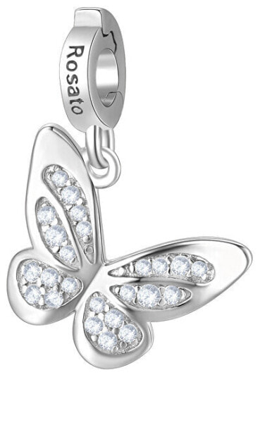 Playful silver pendant Bow tie Storie RZ180R