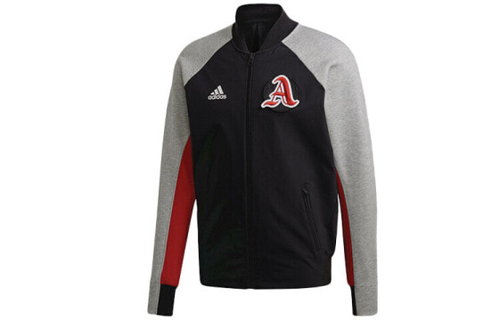 Куртка спортивная Adidas FL3593 черно-красно-серая