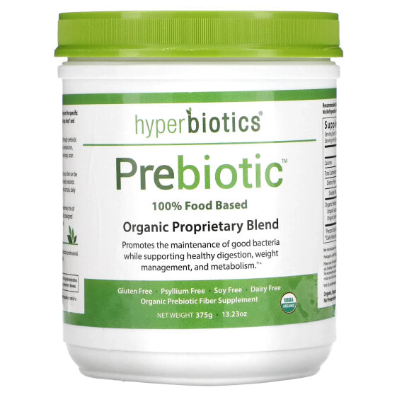 Пребиотический органический проприетарный бленд Hyperbiotics, 375 г