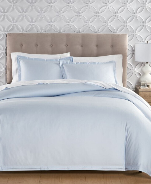 Sleep Luxe 800 Thread Count 100% Cotton 3-Pc. Duvet Cover Set, Full/Queen, Created for Macy's
