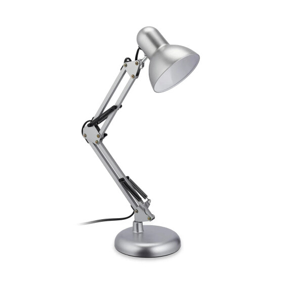 Retro Schreibtischlampe silber