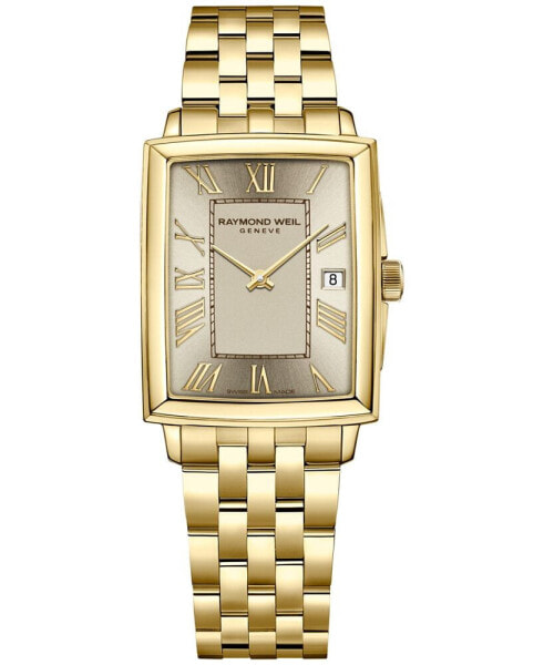 Women's Swiss Toccata Gold PVD Stainless Steel Bracelet Watch 23mm