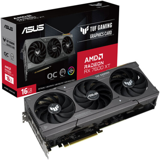 ASUS Radeon RX 7600 XT TUF O16G, 16384 MB GDDR6