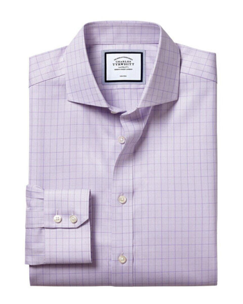 Charles Tyrwhitt Non-Iron Puppytooth Check Slim Fit Shirt Men's