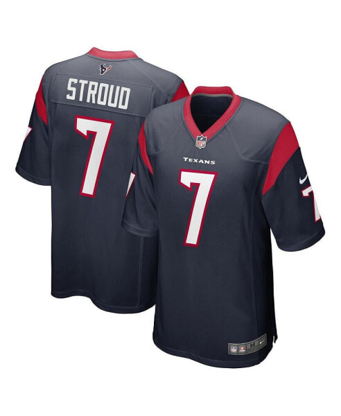 Men's C.J. Stroud Navy Houston Texans 2023 NFL Draft First Round Pick Game Jersey