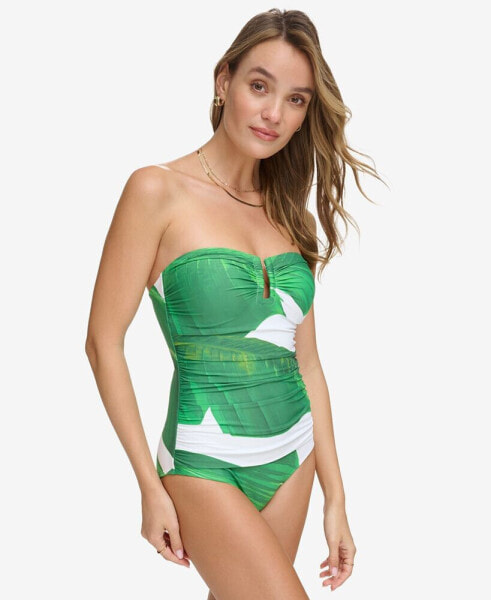 Women's Shirred One-Piece Swimsuit