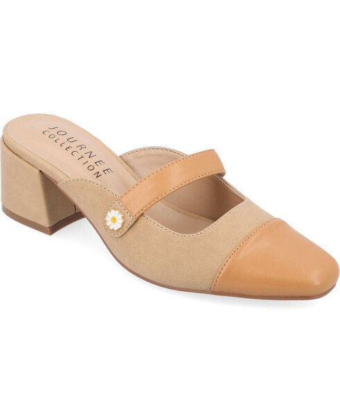 Women's Dalla Block Heel Mary Jane Mules