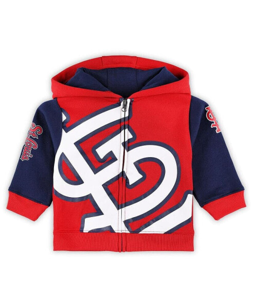 Baby Boys and Girls Red St. Louis Cardinals Post Card Full-Zip Hoodie Jacket