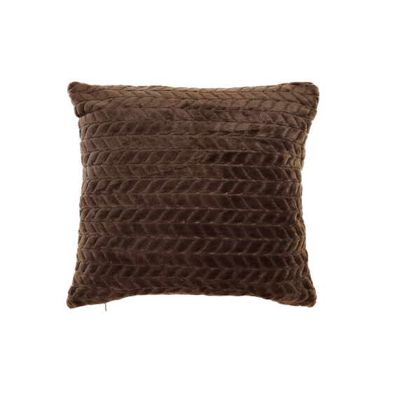 Cushion DKD Home Decor Brown Squared 45 x 10 x 45 cm