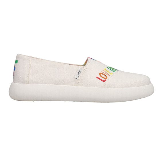 TOMS Alpargata Mallow Womens White Sneakers Casual Shoes 10018093T