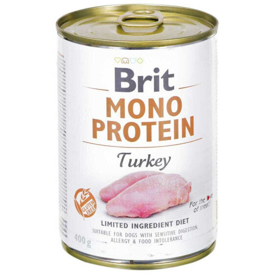 BRIT Mono Protein Turkey 400g Wet Dog Food