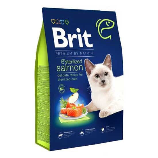 BRIT Premium By Nature Sterillized Salmon Adult 1.5kg Cat Food