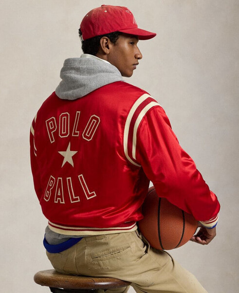 Men's Polo Ball Satin Rally Jacket