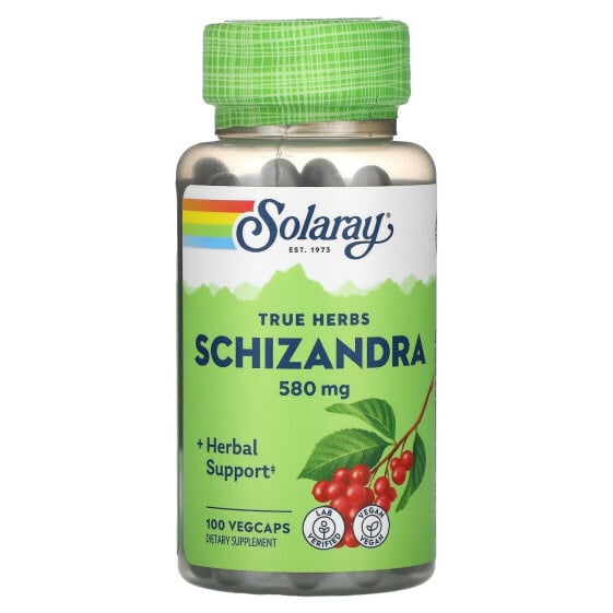 Травяные капсулы Солнечный Schizandra 580 мг, 100 шт.