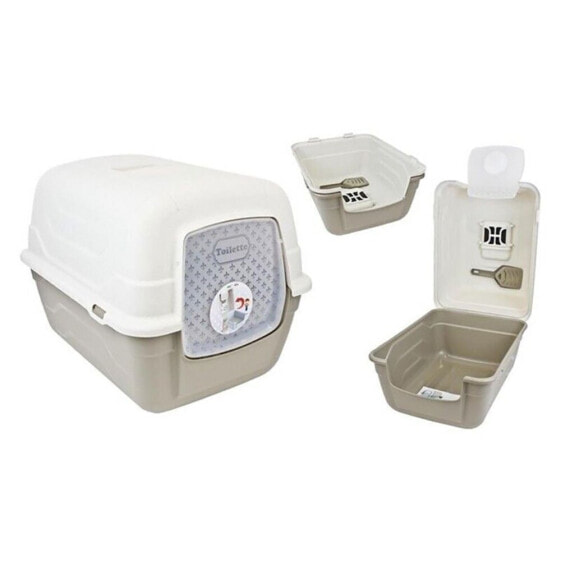 GEORPLAST Cat Litter Box With Accessories 52x40x40 cm