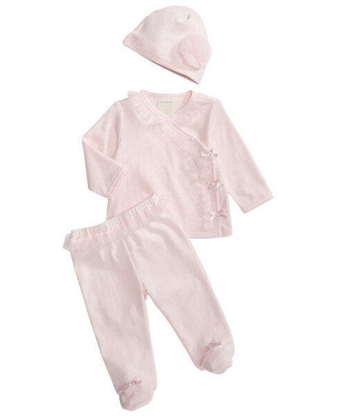 Baby Girls Take Me Home 3 Piece Set, Created for Macy's