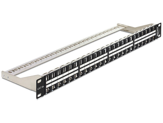 Delock 43280 - Black - Rack mounting - 2U - 482 mm - 150 mm - 44 mm