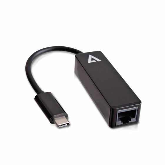 Адаптер USB-C V7 V7UCRJ45-BLK-1E черный