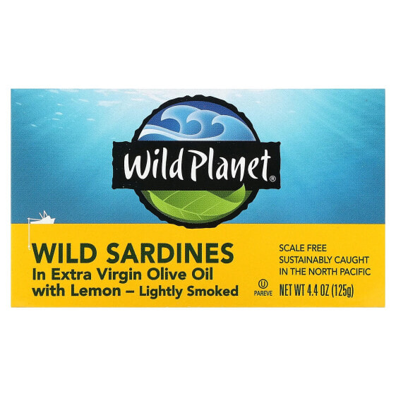 Консервы рыбные Wild Planet сардины в воде без соли 125 г